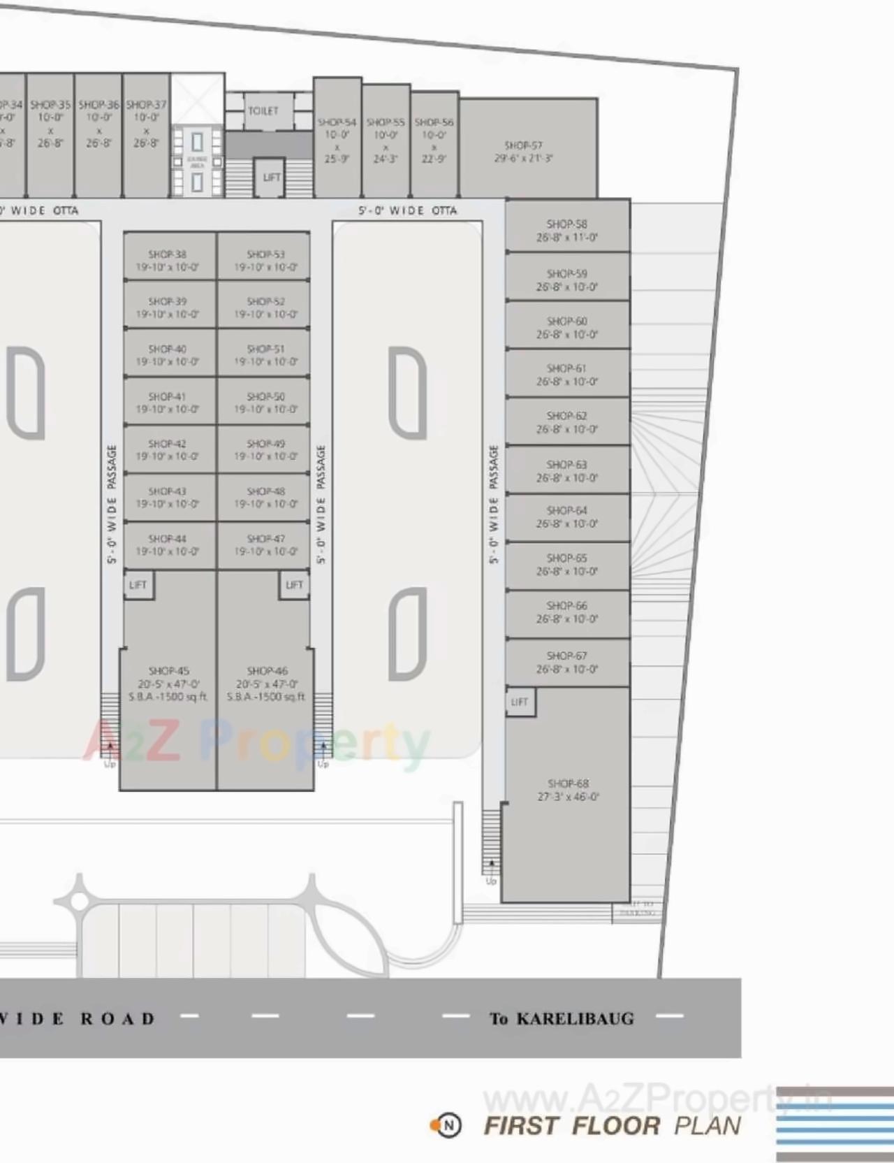Layout of real estate project Earth Eon located at Sama, Vadodara, Gujarat