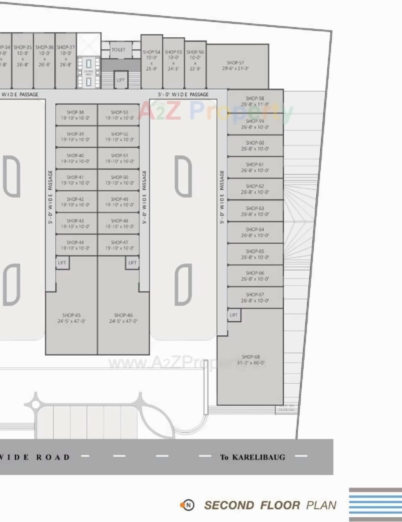 Layout of real estate project Earth Eon located at Sama, Vadodara, Gujarat