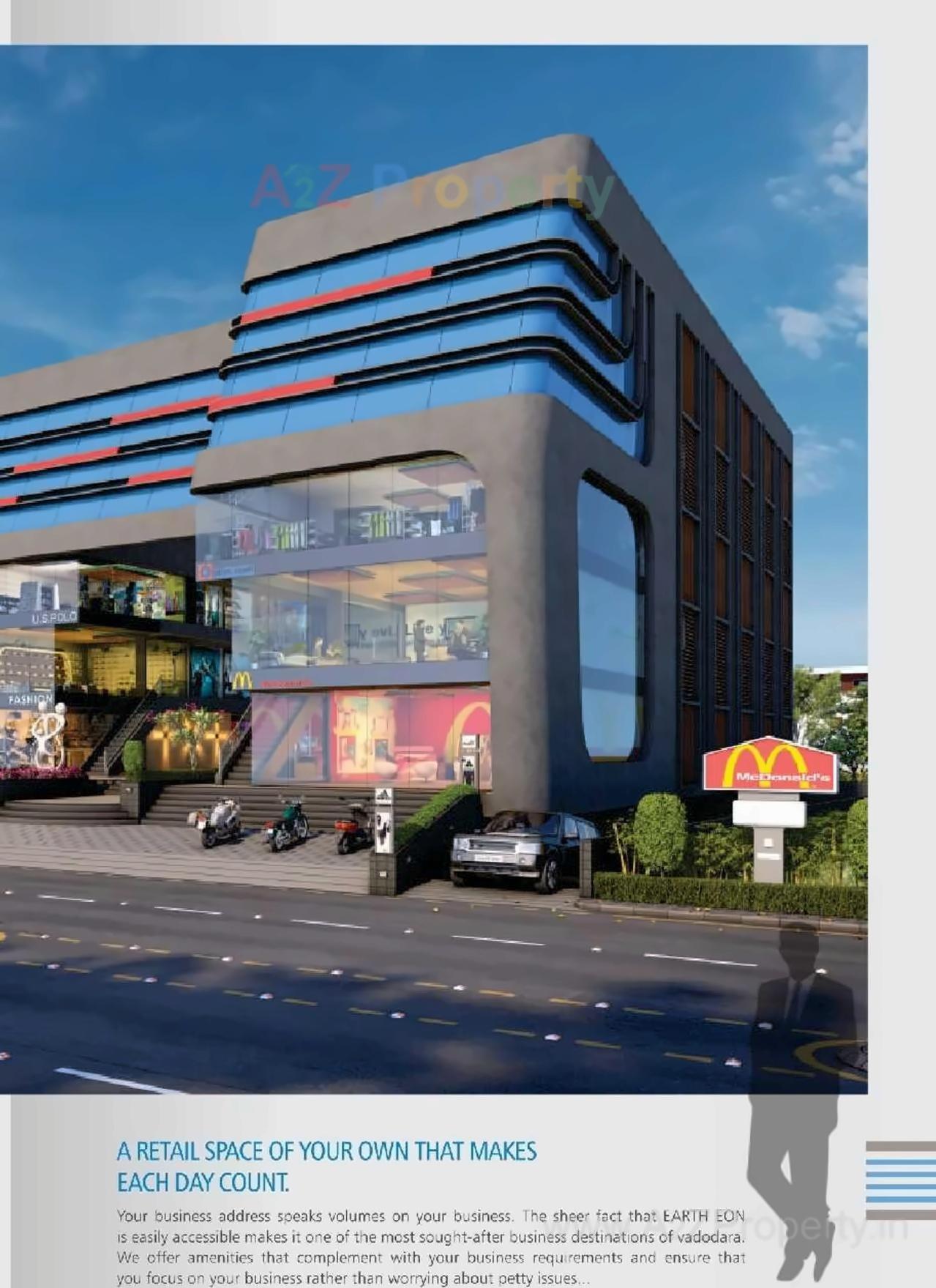 3D Elevation of real estate project Earth Eon located at Sama, Vadodara, Gujarat