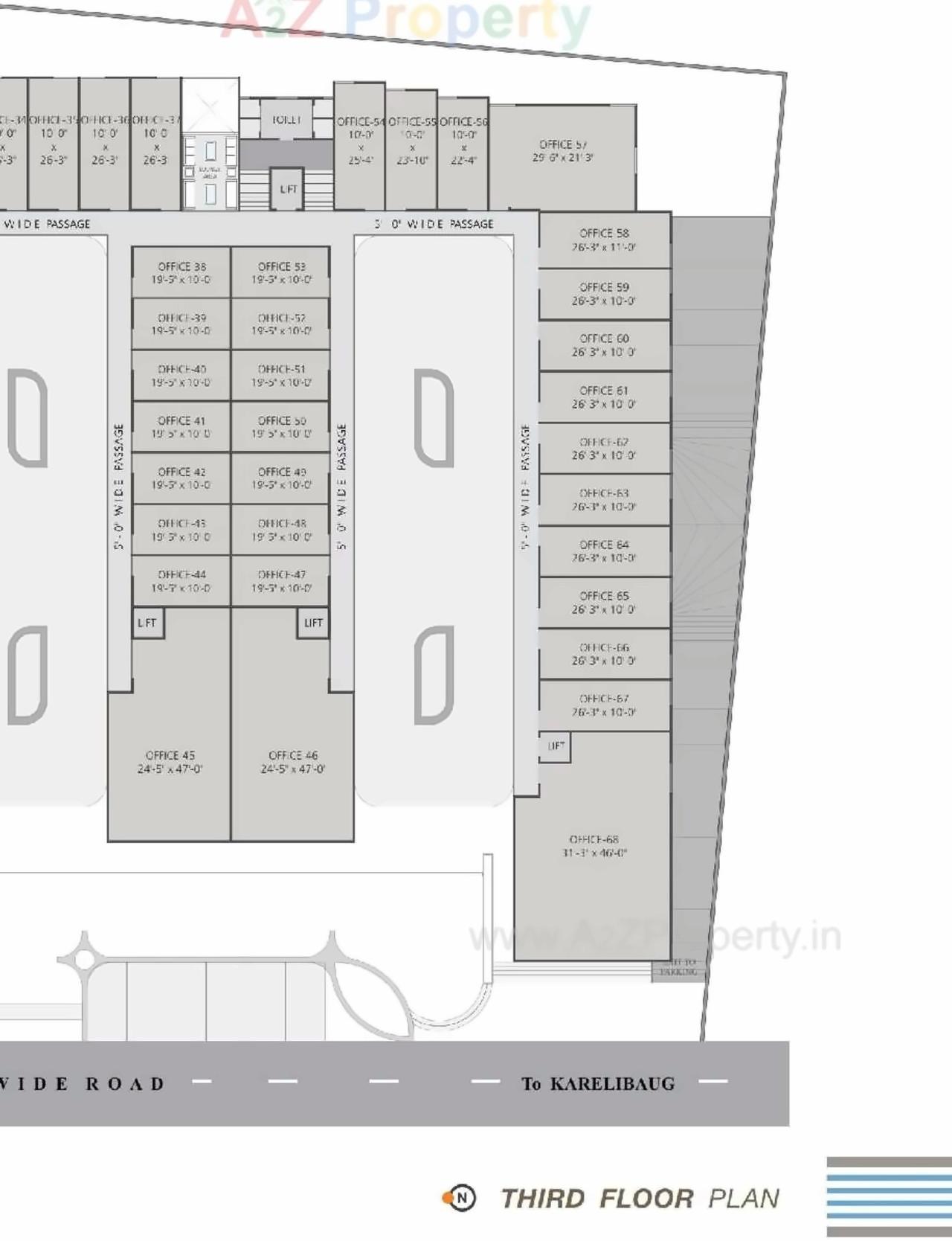 Layout of real estate project Earth Eon located at Sama, Vadodara, Gujarat