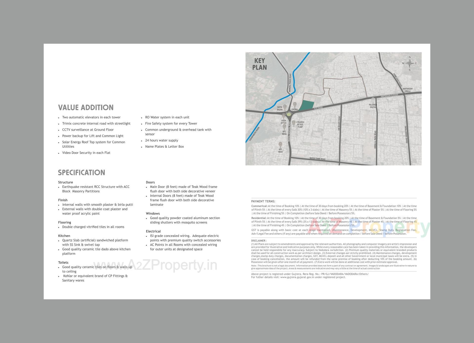  of real estate project Earth Euphoria located at Nagarwada, Vadodara, Gujarat