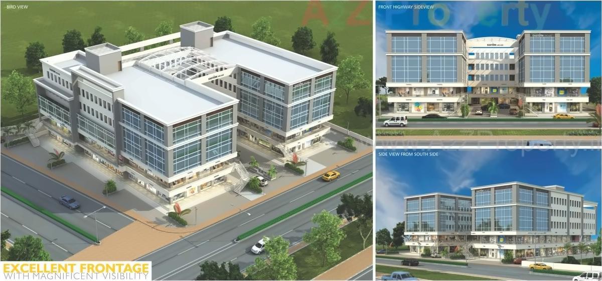 3D Elevation of real estate project Eastern Arcade located at Kapurai, Vadodara, Gujarat