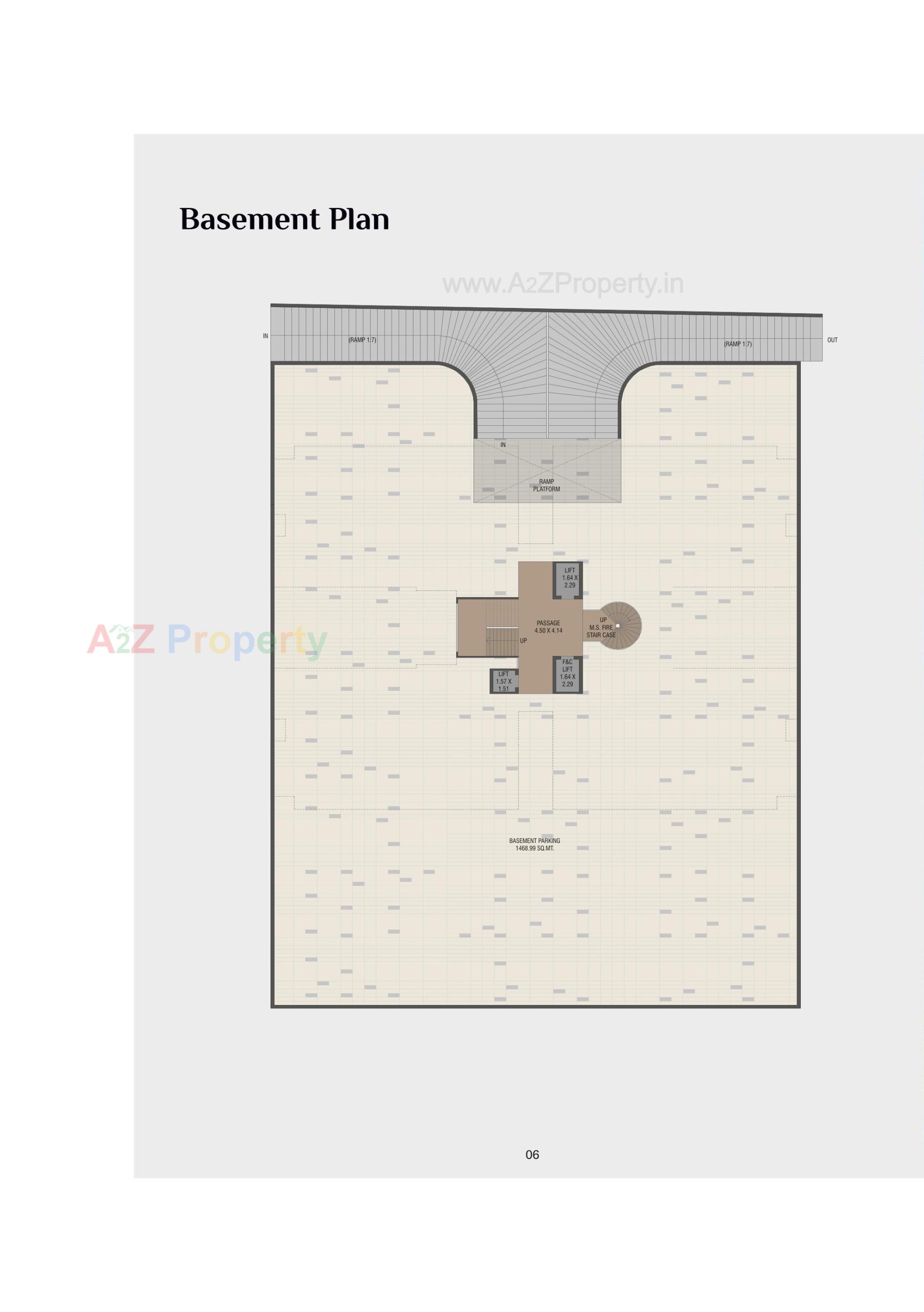 Layout of real estate project Eleanor Calista located at Sama, Vadodara, Gujarat