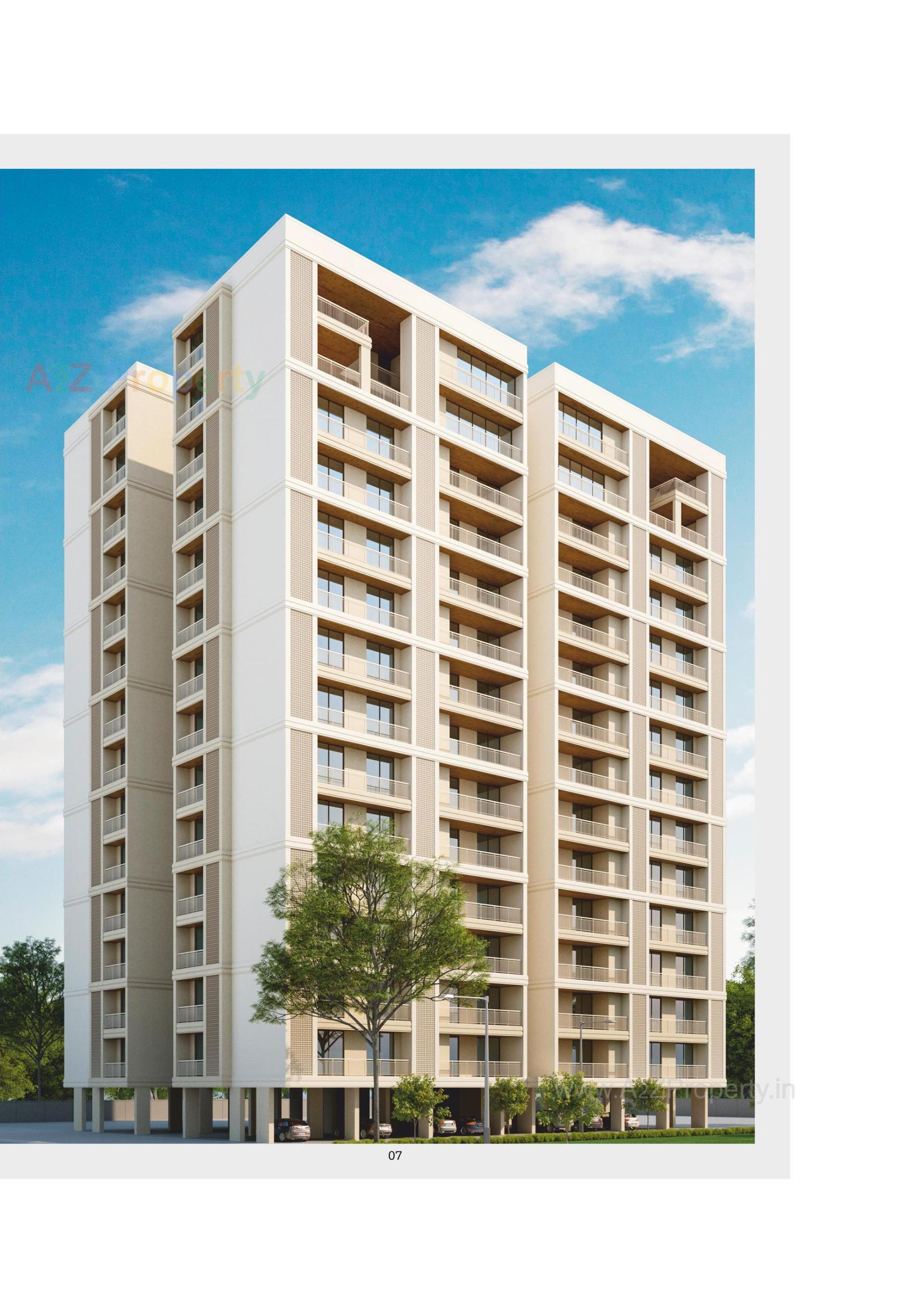 3D Elevation of real estate project Eleanor Calista located at Sama, Vadodara, Gujarat