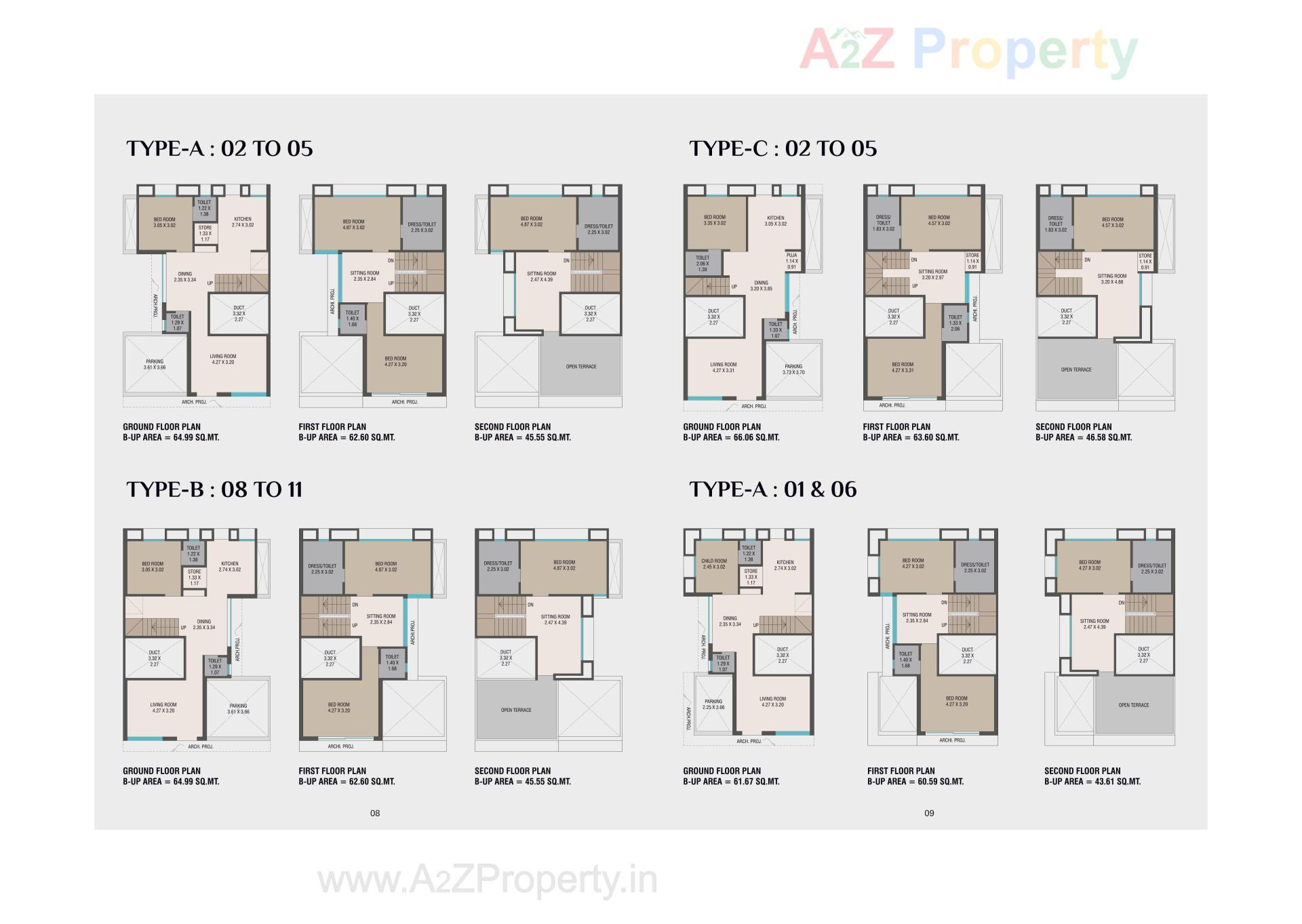 Layout of real estate project Eleanor Calista located at Sama, Vadodara, Gujarat