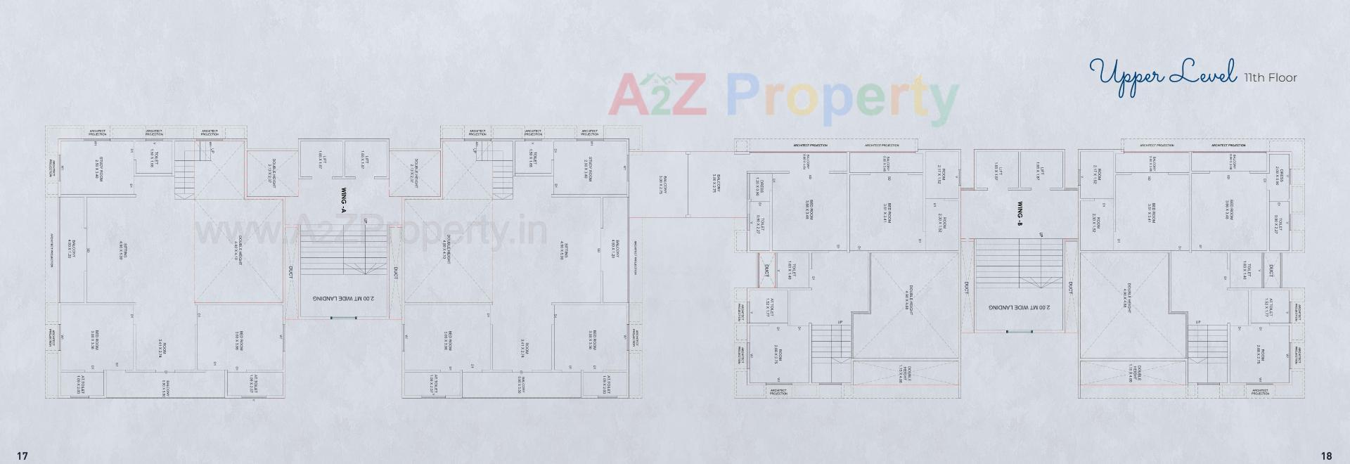 Layout of real estate project Eleven located at Bhayli, Vadodara, Gujarat