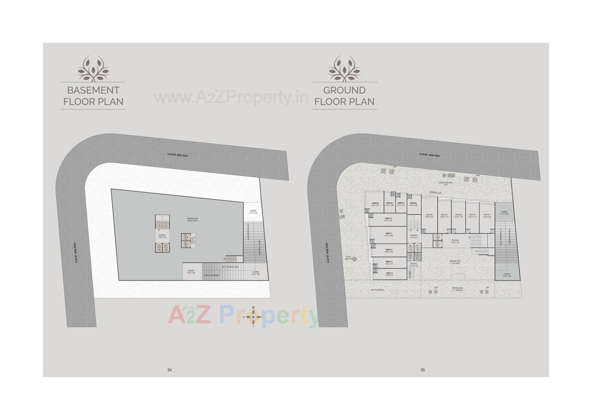 Layout of real estate project Elite Heights located at Bopod, Vadodara, Gujarat