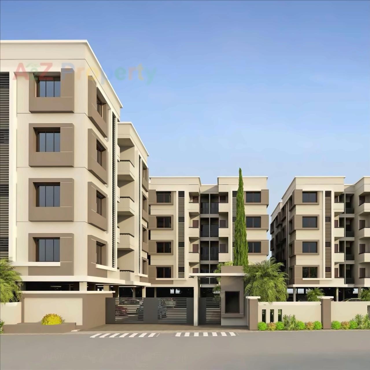 3D Elevation of real estate project Elite Sahajanand located at Kalali, Vadodara, Gujarat