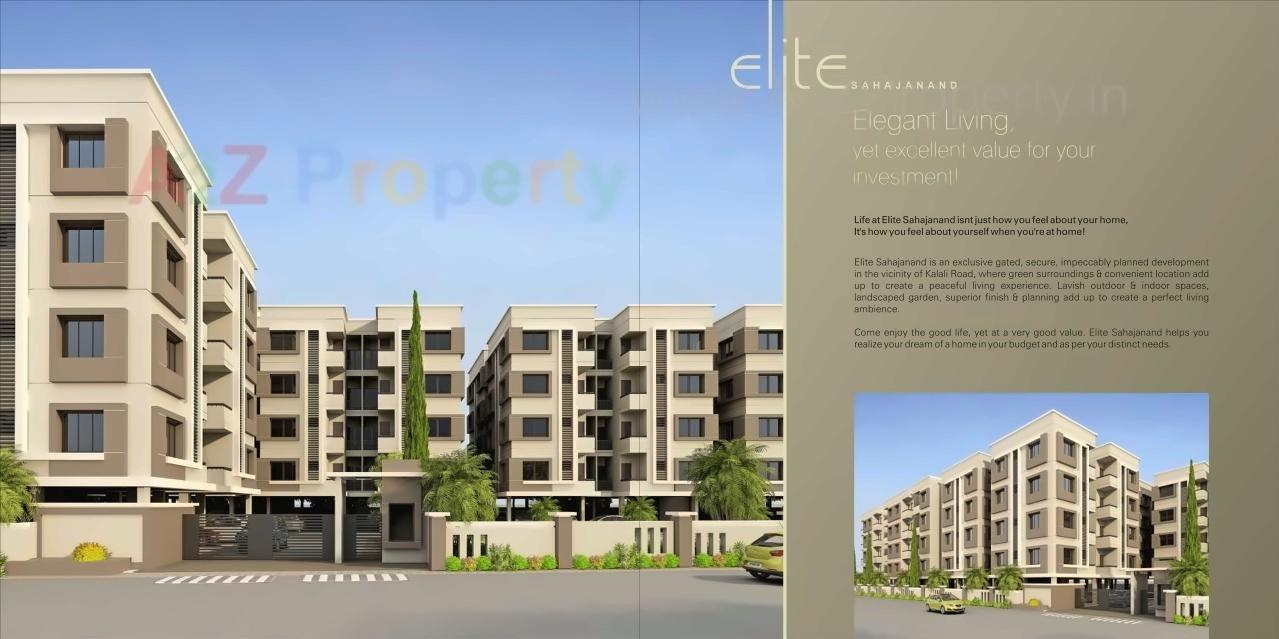 3D Elevation of real estate project Elite Sahajanand located at Kalali, Vadodara, Gujarat