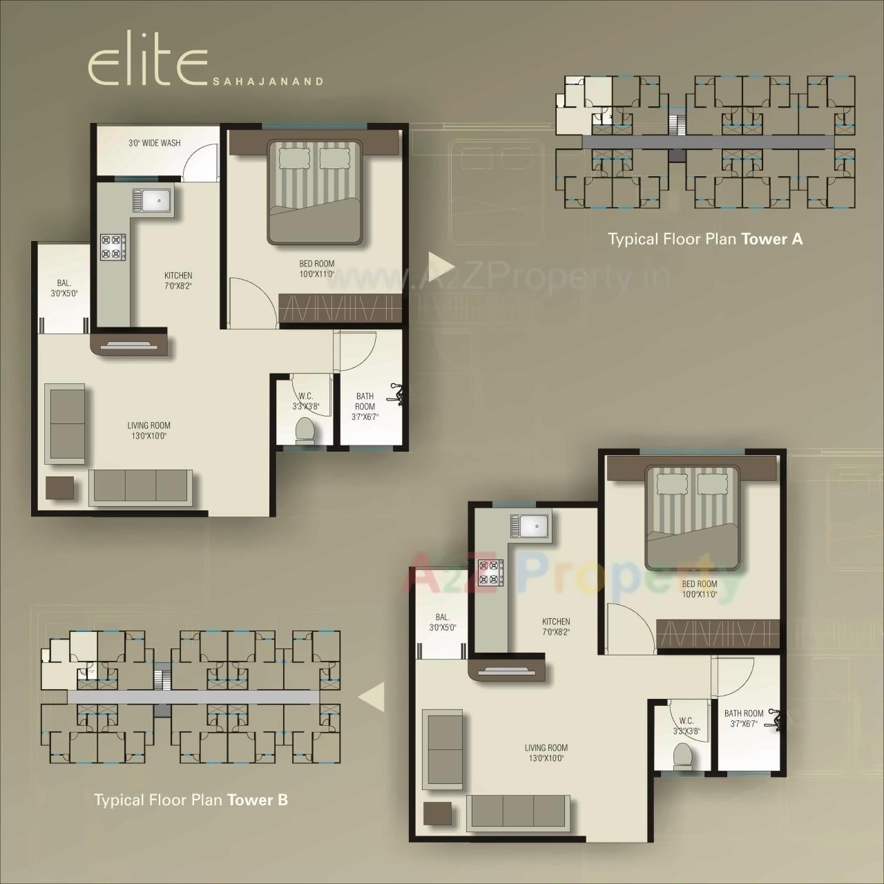 Layout of real estate project Elite Sahajanand located at Kalali, Vadodara, Gujarat