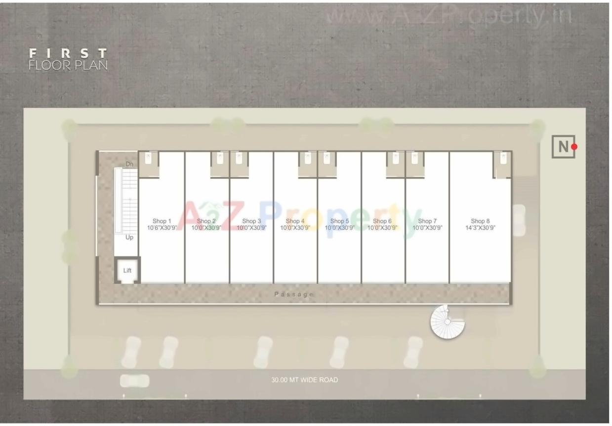 Layout of real estate project Elite Square located at Tandalaja, Vadodara, Gujarat