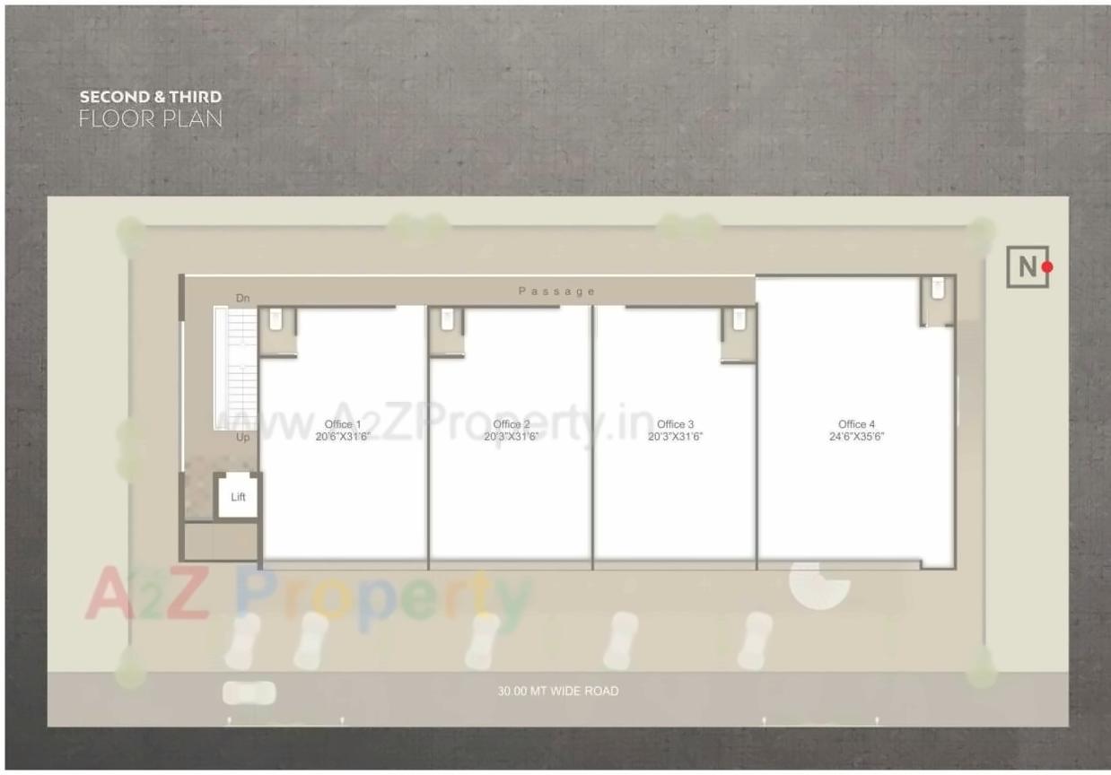 Layout of real estate project Elite Square located at Tandalaja, Vadodara, Gujarat
