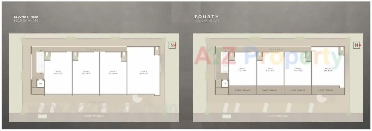 Layout of real estate project Elite Square located at Tandalaja, Vadodara, Gujarat