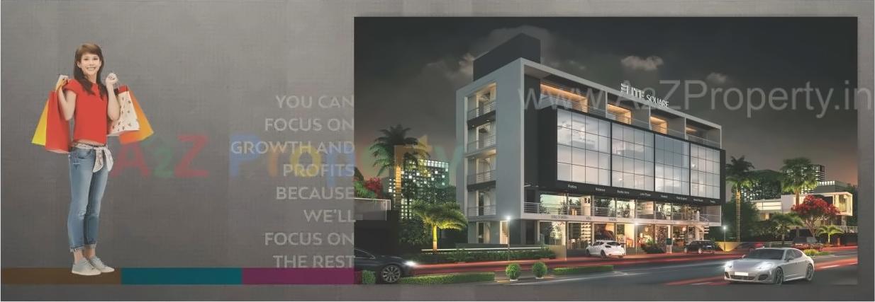 3D Elevation of real estate project Elite Square located at Tandalaja, Vadodara, Gujarat