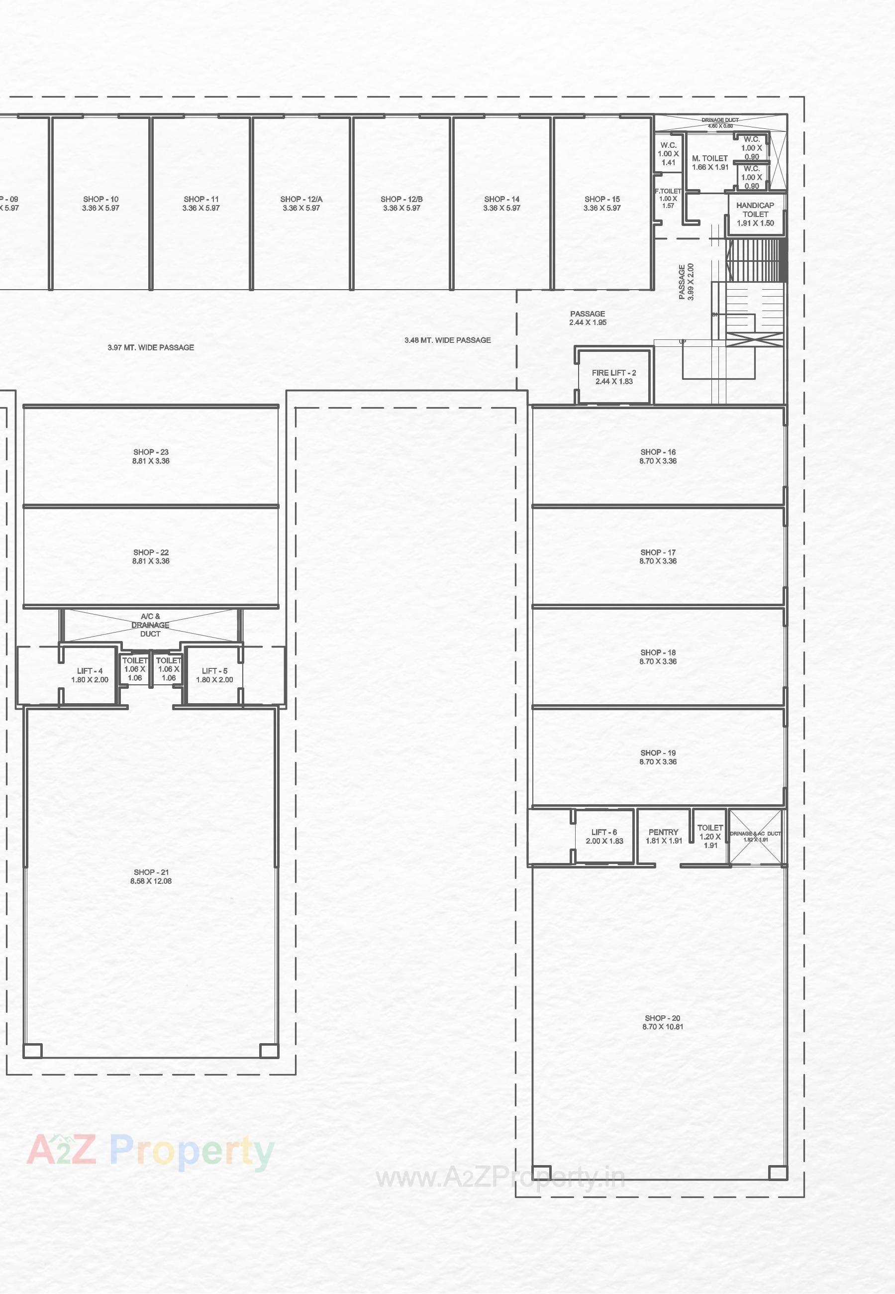 Layout of real estate project Embe Opulence located at Manjalpur, Vadodara, Gujarat