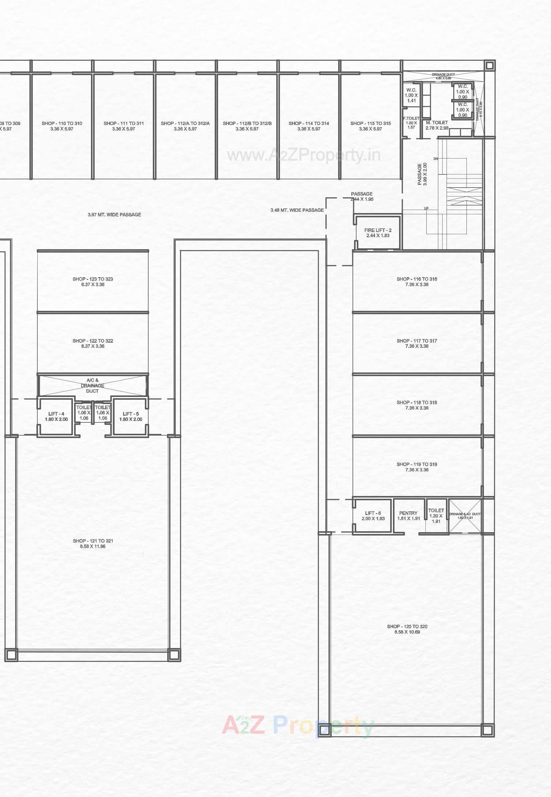 Layout of real estate project Embe Opulence located at Manjalpur, Vadodara, Gujarat