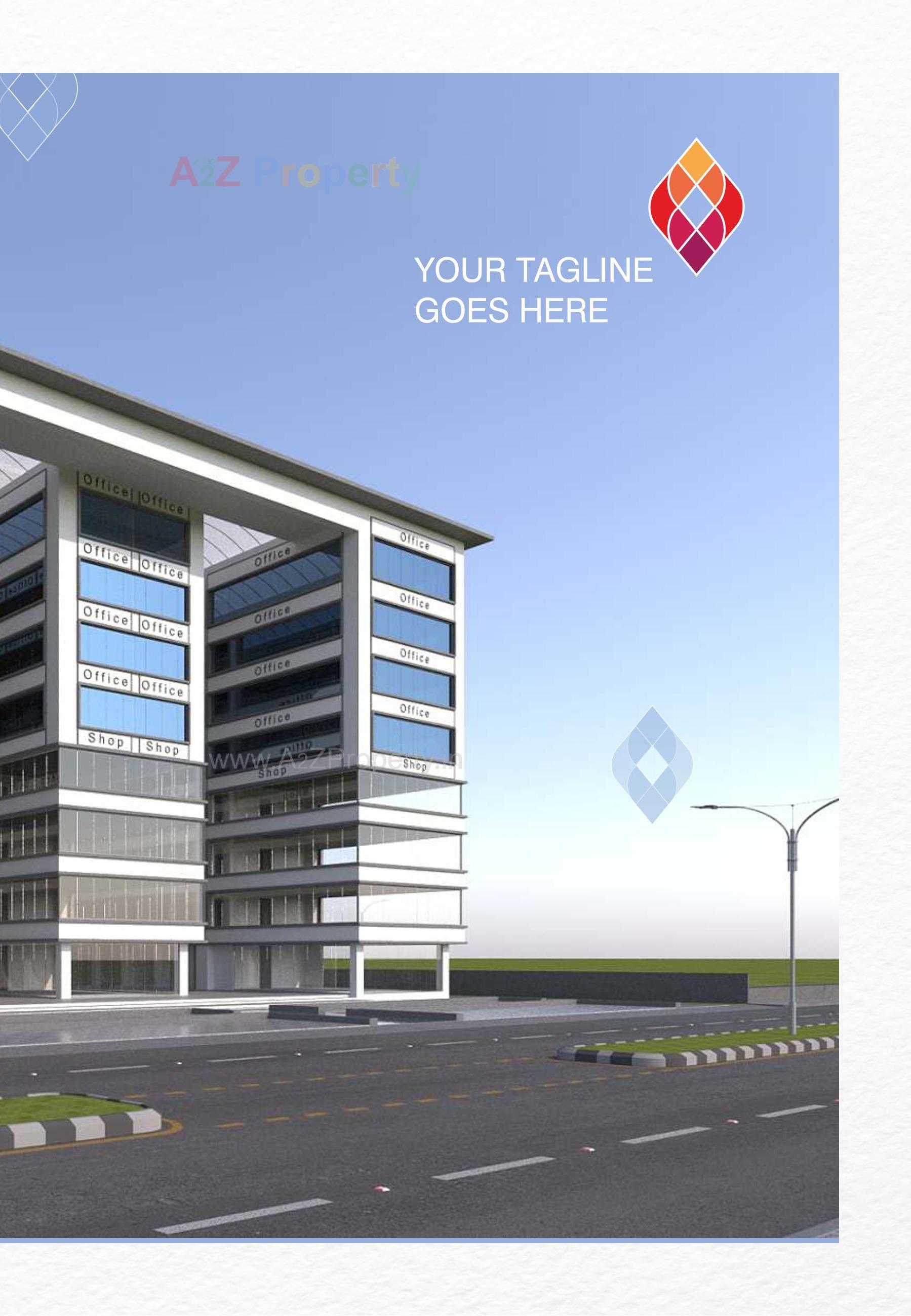 3D Elevation of real estate project Embe Opulence located at Manjalpur, Vadodara, Gujarat