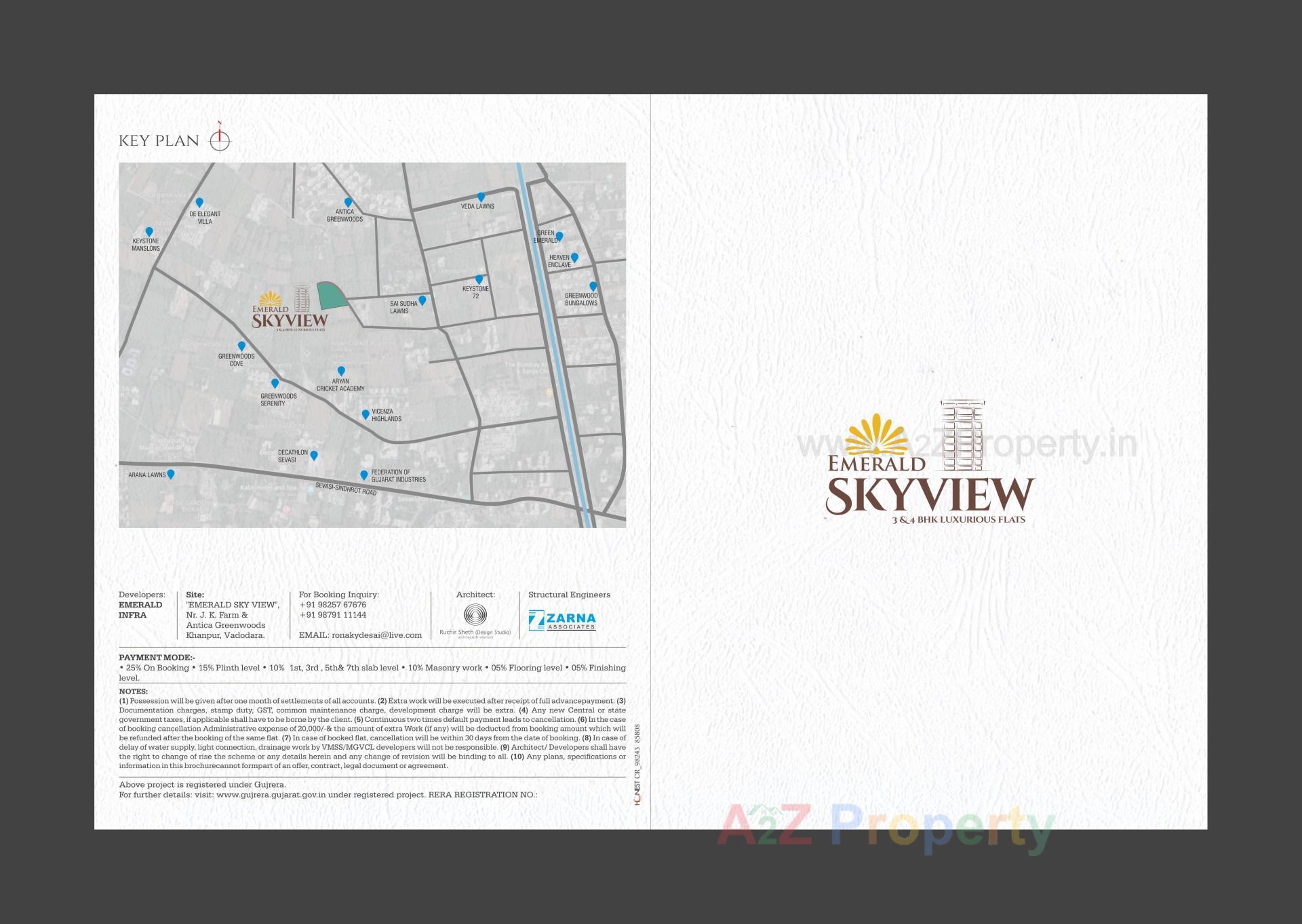  of real estate project Emerald Sky View located at Neral, Vadodara, Gujarat