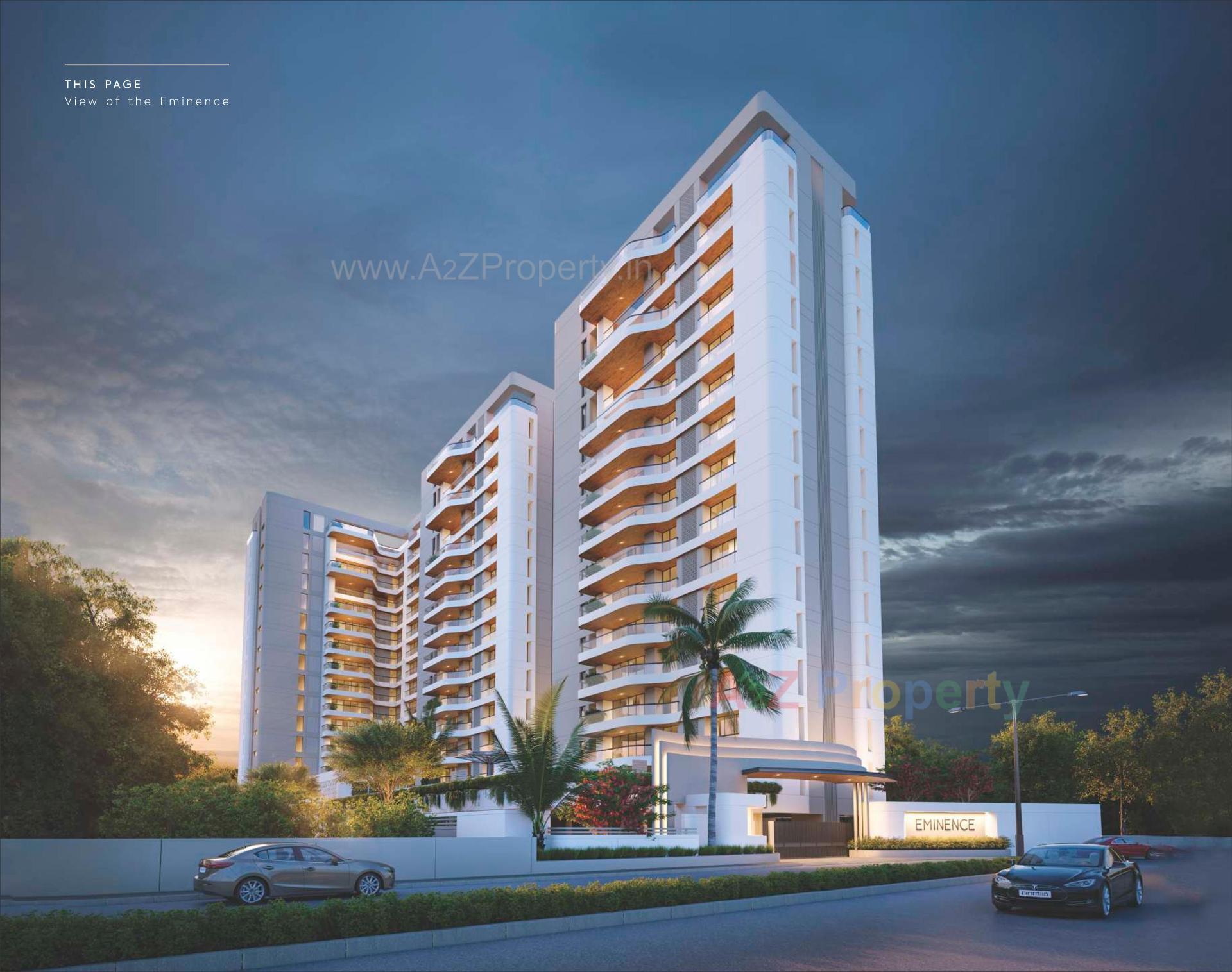 3D Elevation of real estate project Eminence located at Gotri, Vadodara, Gujarat