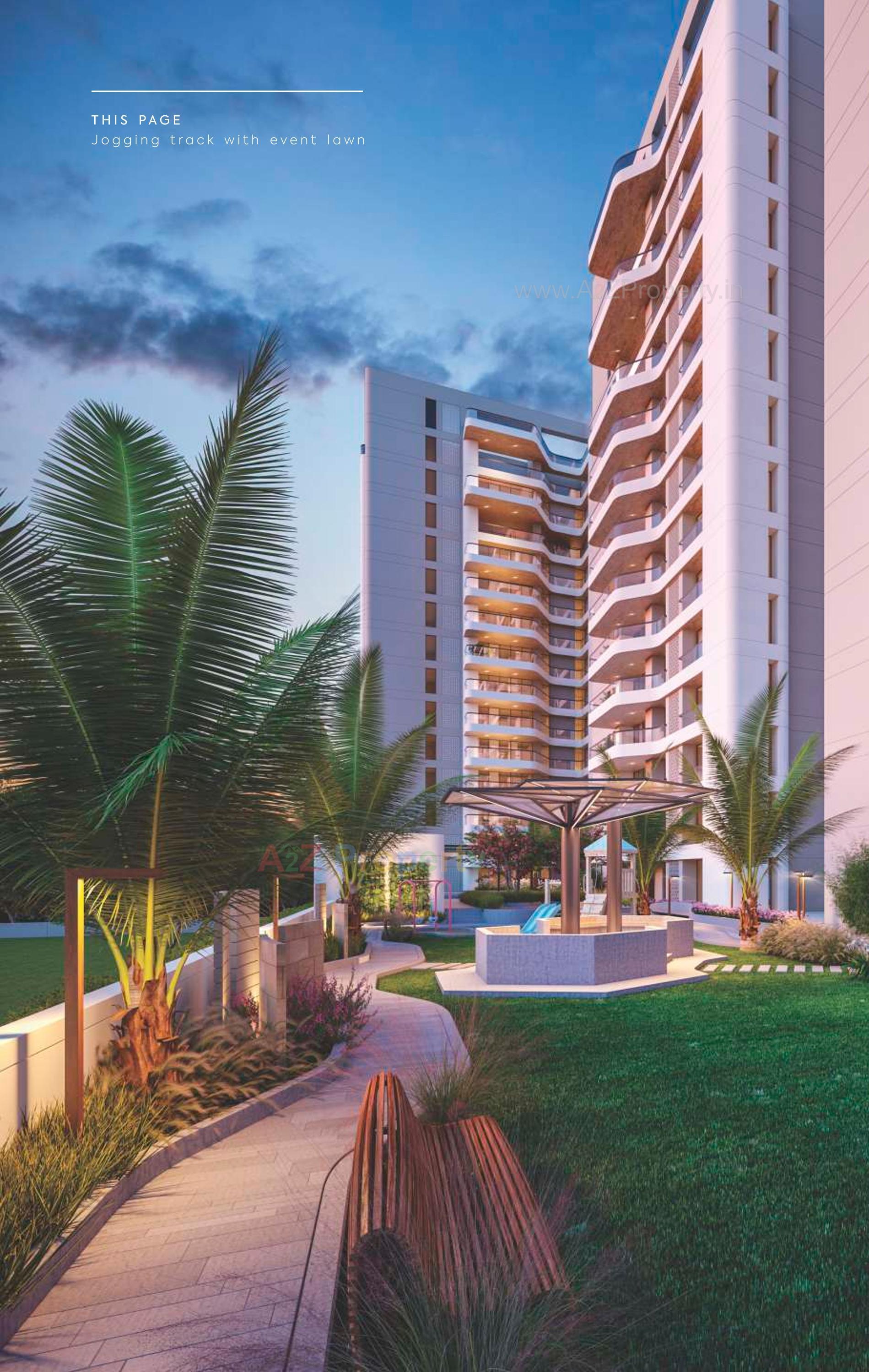 3D Elevation of real estate project Eminence located at Gotri, Vadodara, Gujarat