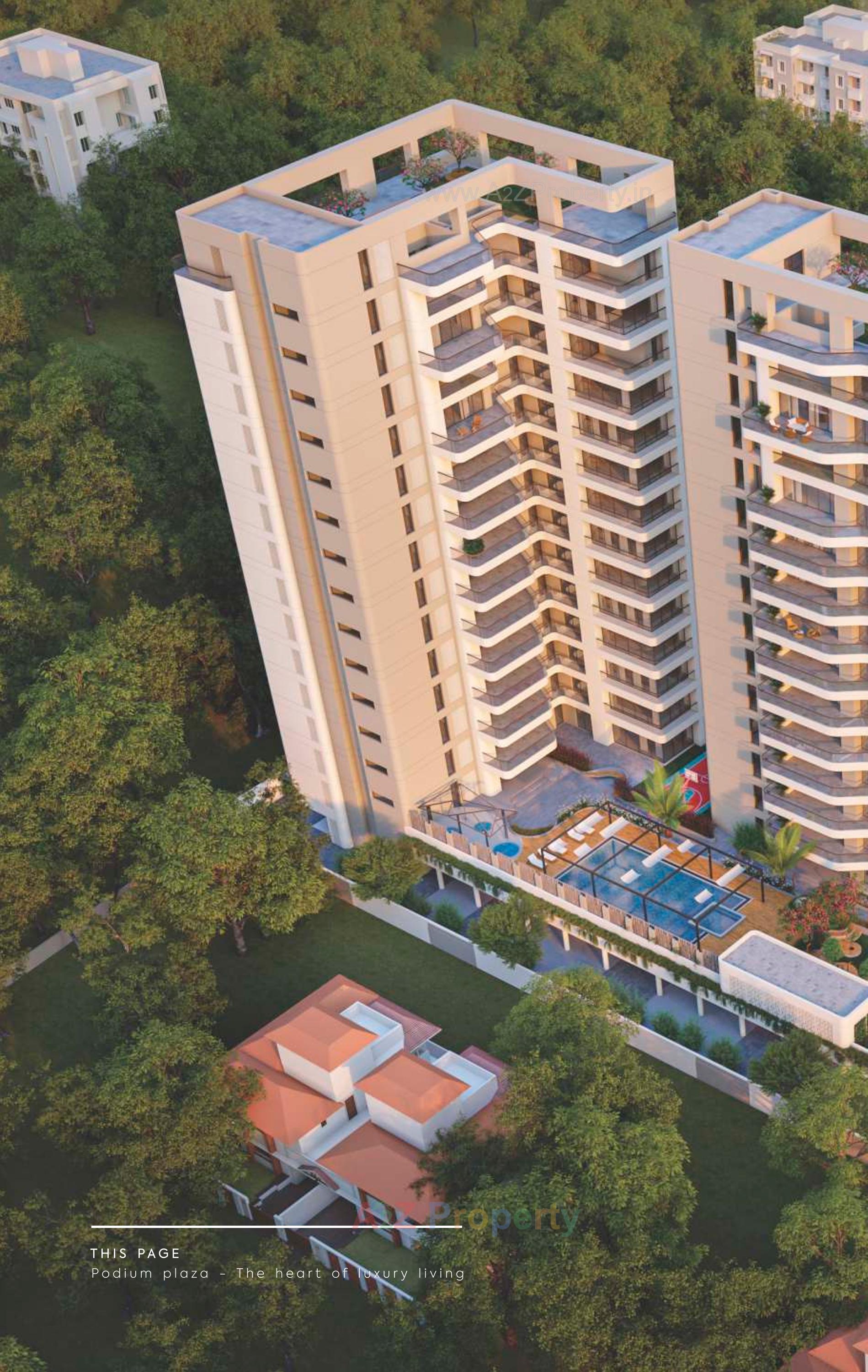 3D Elevation of real estate project Eminence located at Gotri, Vadodara, Gujarat