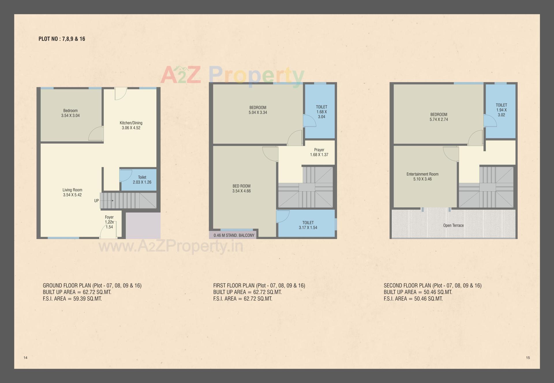 Layout of real estate project Emirates Hills Villas located at Tandalja, Vadodara, Gujarat