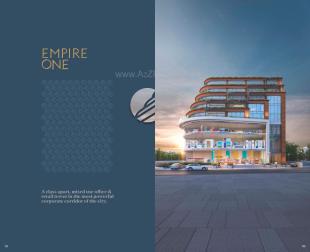 Elevation of real estate project Empire One located at Jetalpur, Vadodara, Gujarat