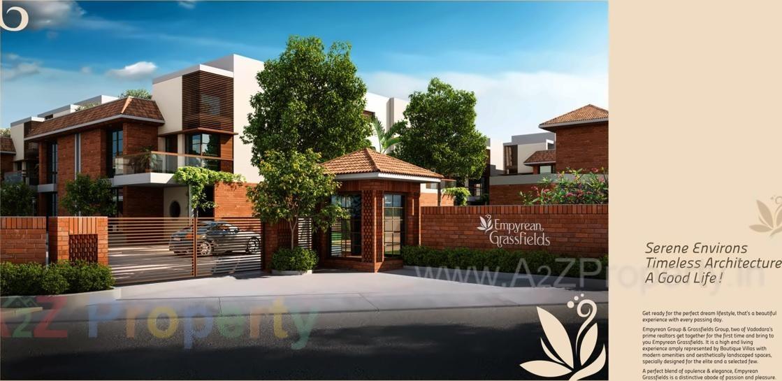 3D Elevation of real estate project Empyrean Grassfields located at Sevasi, Vadodara, Gujarat