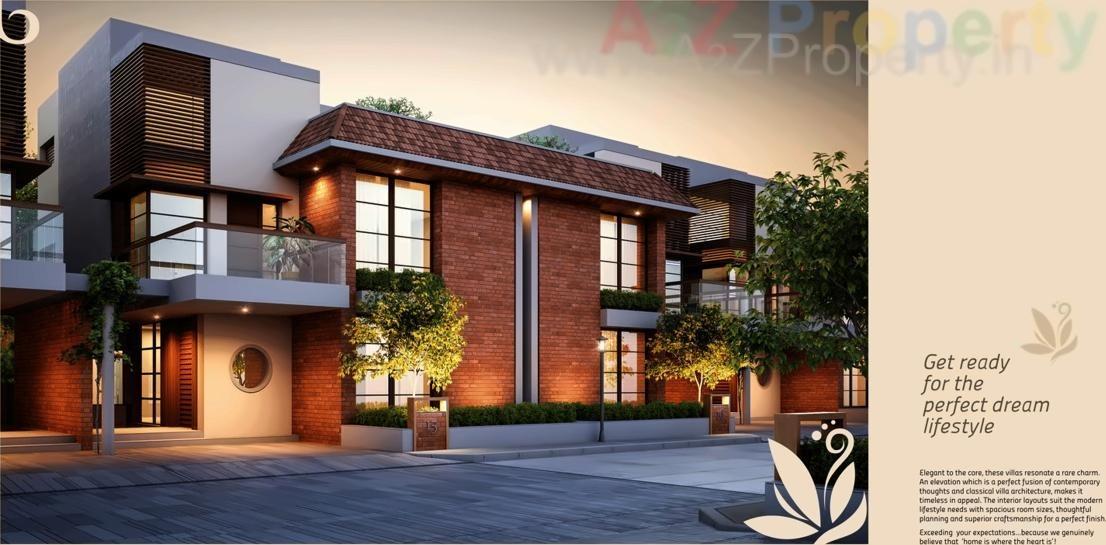 3D Elevation of real estate project Empyrean Grassfields located at Sevasi, Vadodara, Gujarat