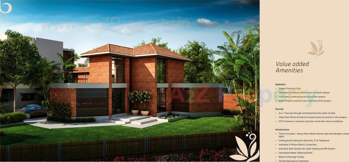 3D Elevation of real estate project Empyrean Grassfields located at Sevasi, Vadodara, Gujarat