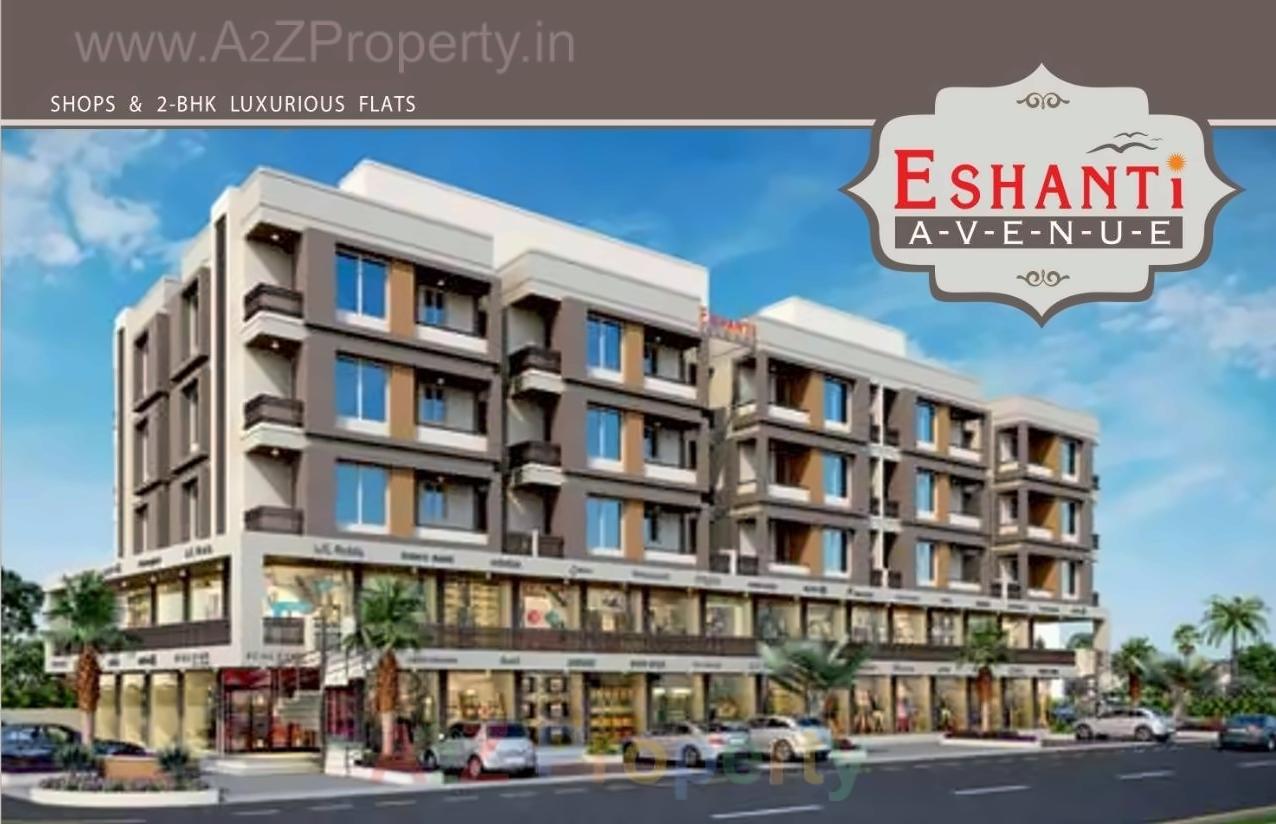 3D Elevation of real estate project Eshanti Avenue located at Danteshwar, Vadodara, Gujarat