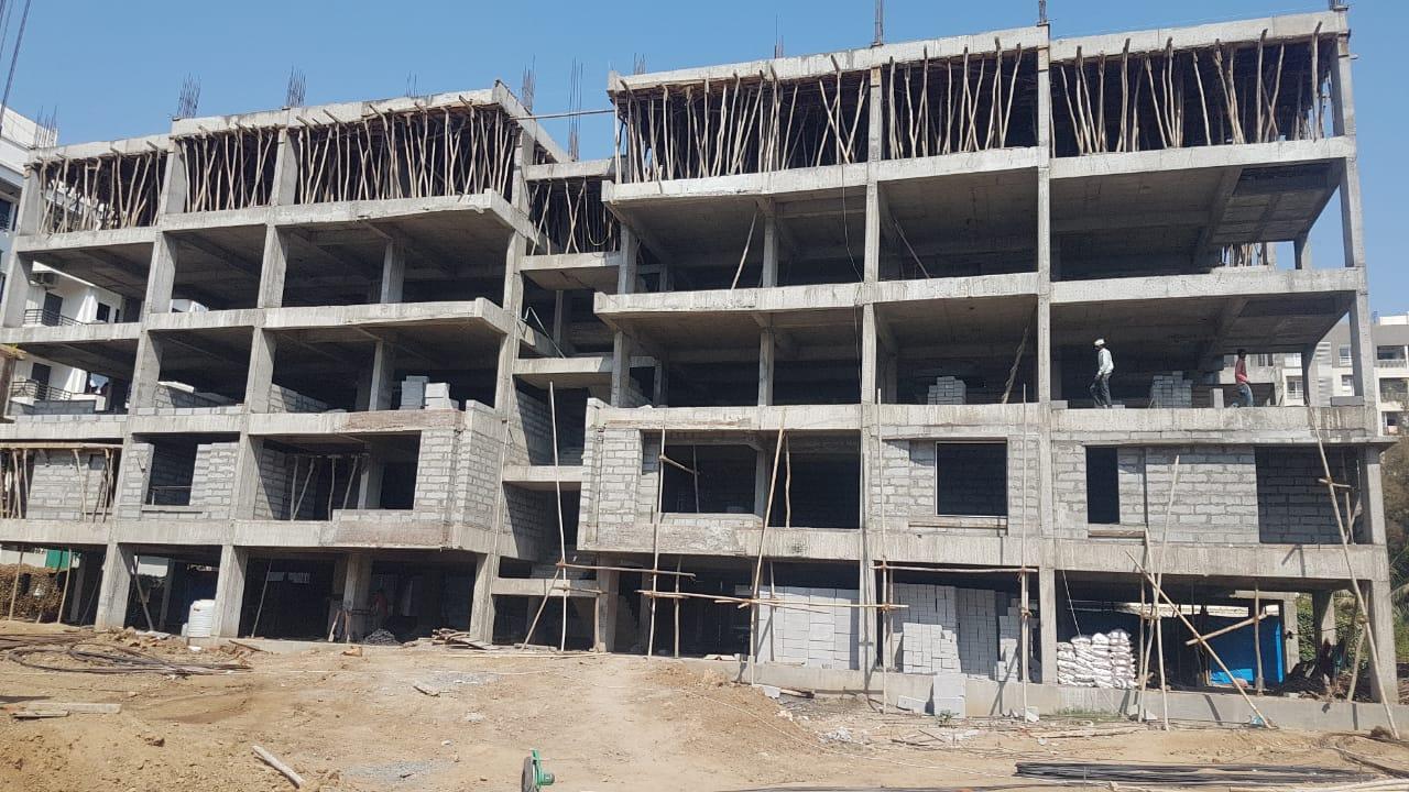 114652_const of real estate project Eshanti Elegance located at Bhayli, Vadodara, Gujarat