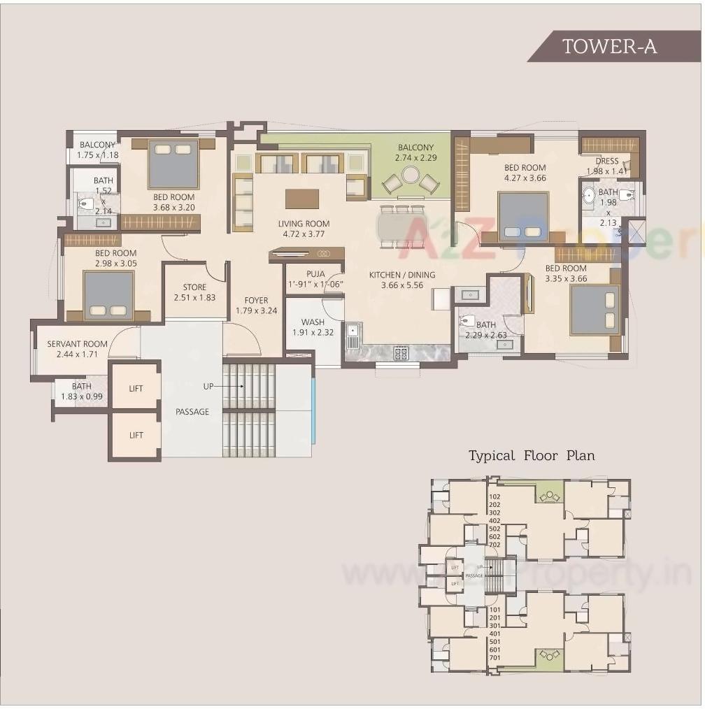 Layout of real estate project Eshanti Elegance located at Bhayli, Vadodara, Gujarat
