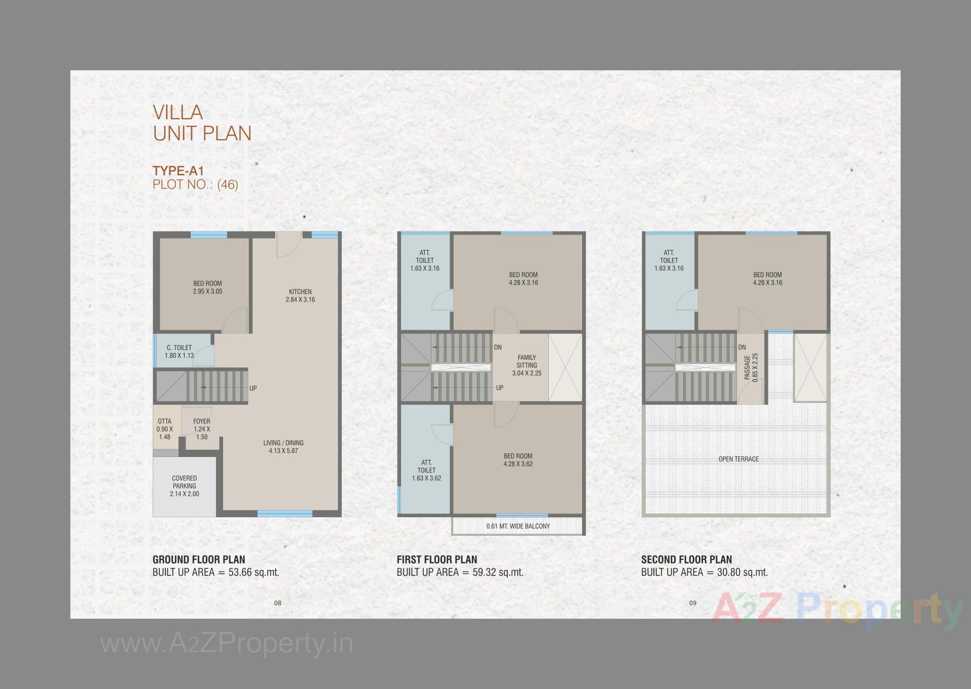 Layout of real estate project Eshanti Vandan located at Ankhol, Vadodara, Gujarat