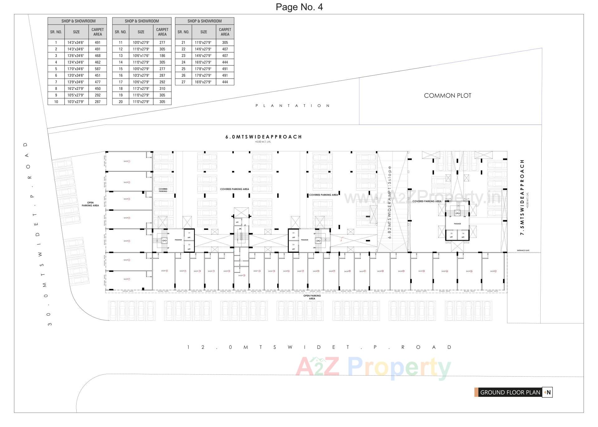 Layout of real estate project Everest Antara located at Bhayli, Vadodara, Gujarat
