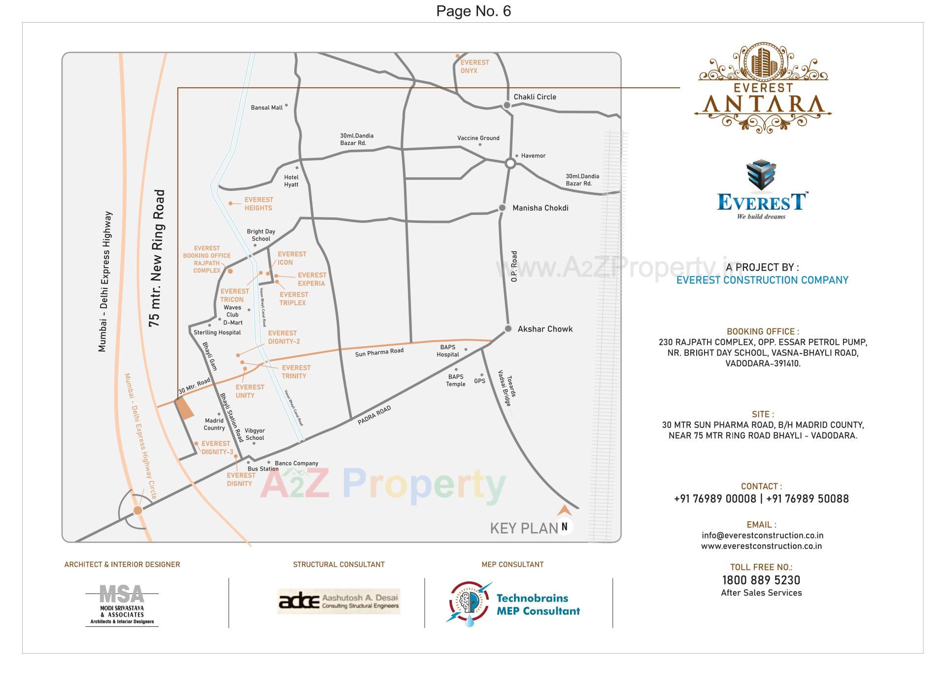  of real estate project Everest Antara located at Bhayli, Vadodara, Gujarat