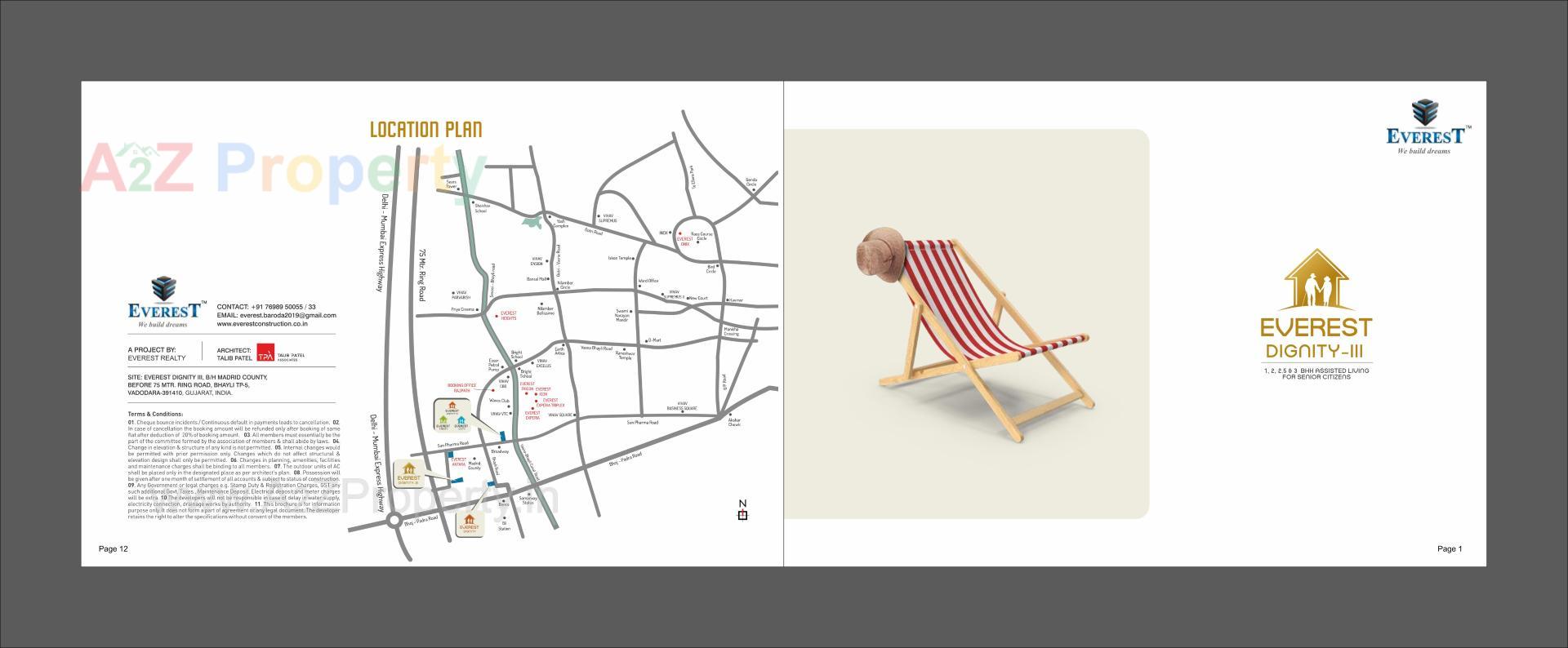  of real estate project Everest Dignity located at Bhayli, Vadodara, Gujarat