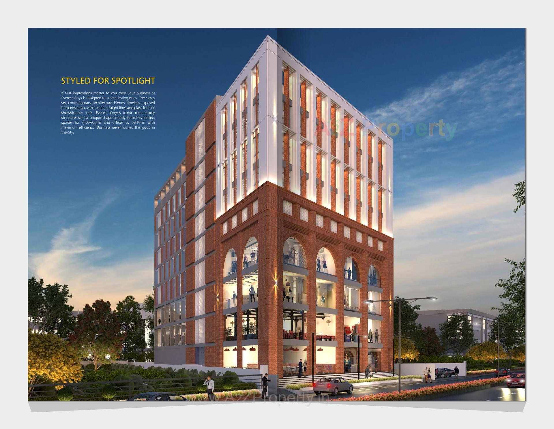 3D Elevation of real estate project Everest Onyx located at Jetalpur, Vadodara, Gujarat