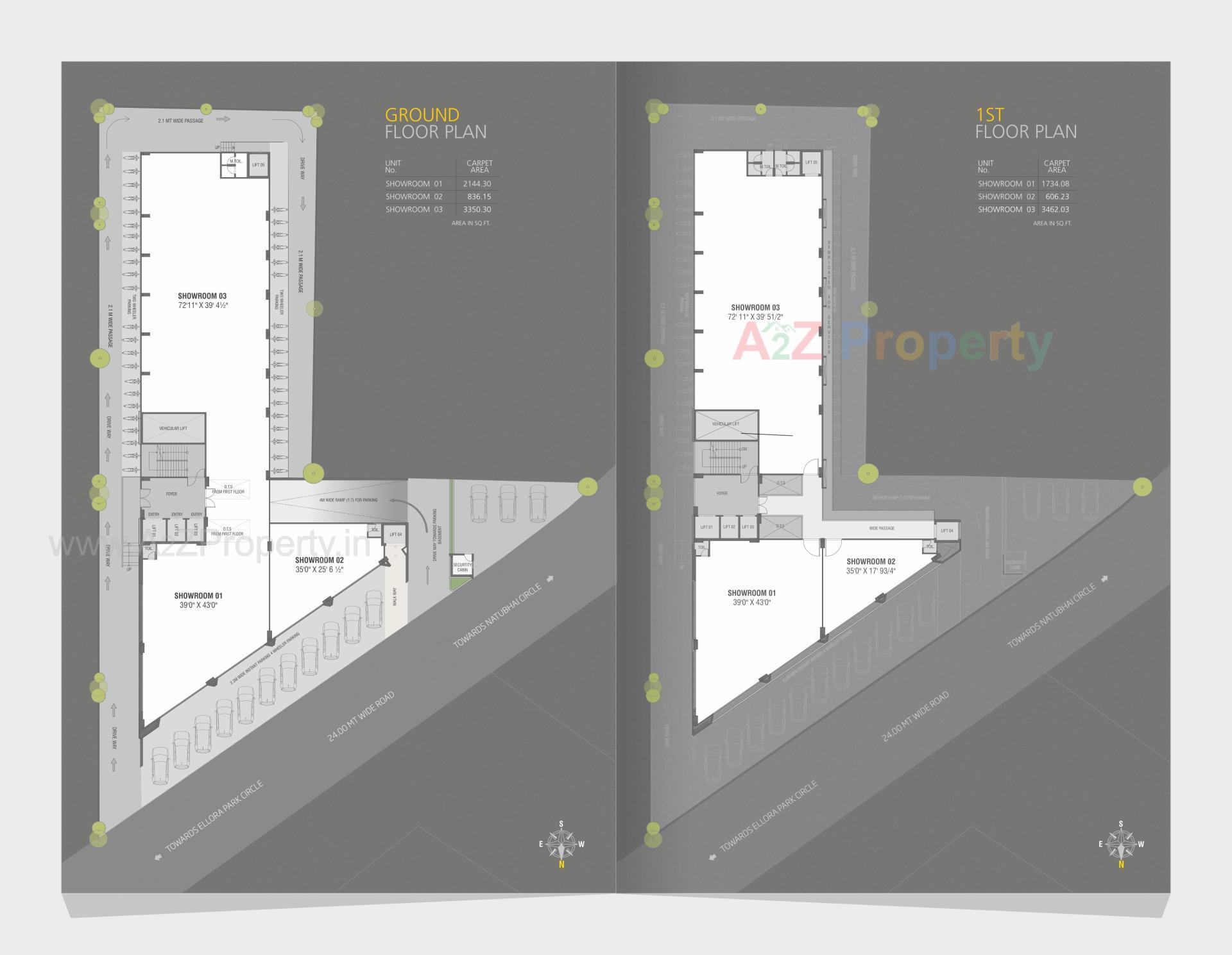 Layout of real estate project Everest Onyx located at Jetalpur, Vadodara, Gujarat