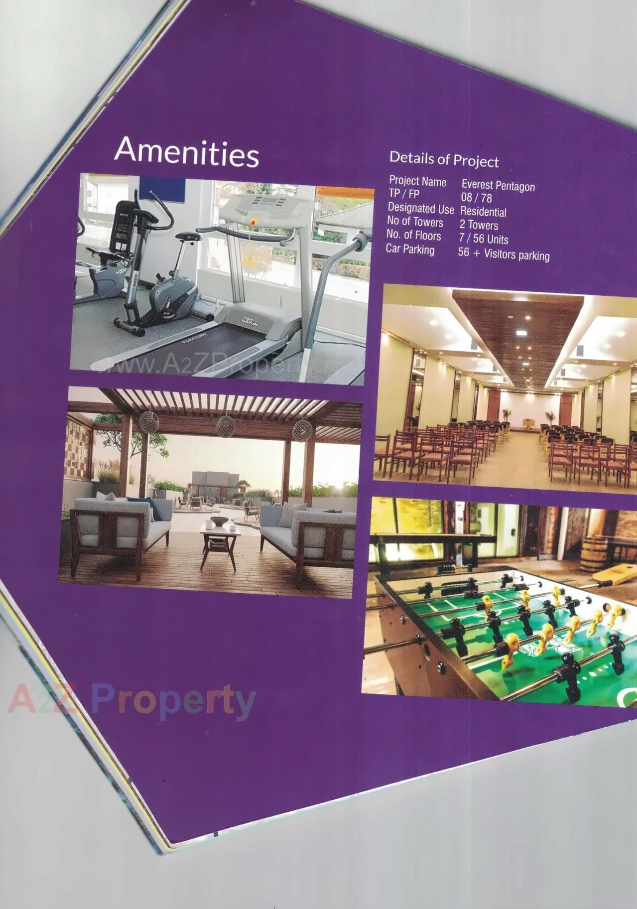 3D Elevation of real estate project Everest Pentagon located at Gotri, Vadodara, Gujarat