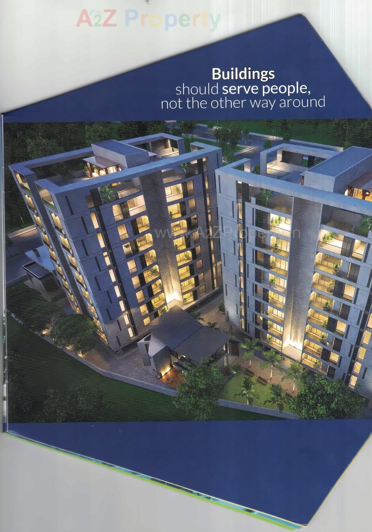 3D Elevation of real estate project Everest Pentagon located at Gotri, Vadodara, Gujarat