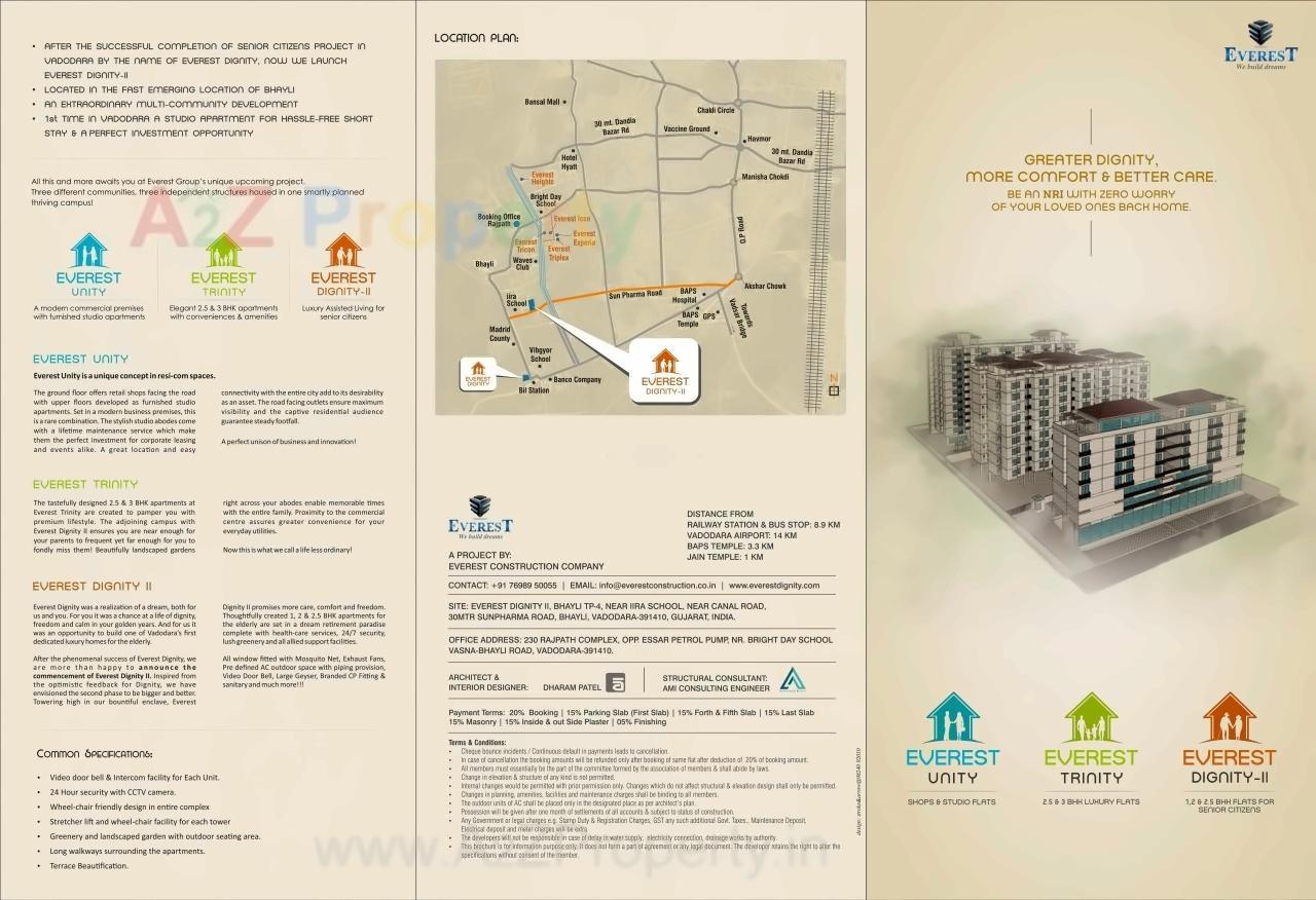 of real estate project Everest Unity/trinity/dignity Ii located at Vadodara, Vadodara, Gujarat
