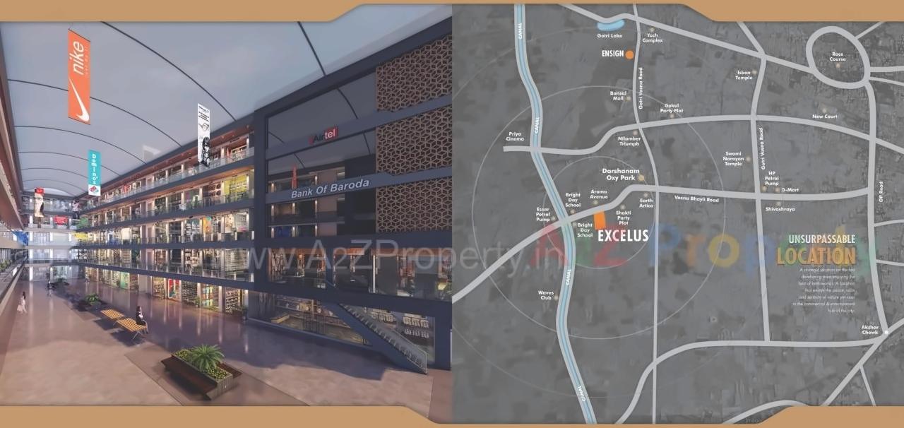  of real estate project Excelus located at Bhayli, Vadodara, Gujarat