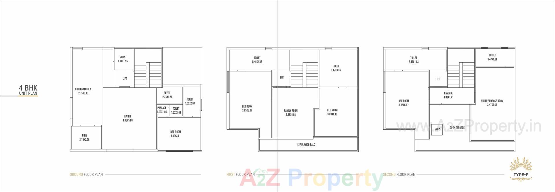 Layout of real estate project Florance Elegance located at Sevasi, Vadodara, Gujarat