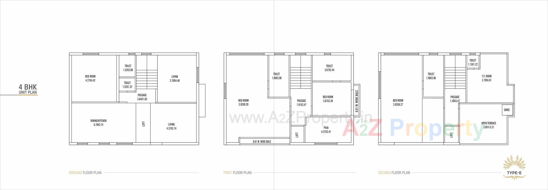 Layout of real estate project Florance Elegance located at Sevasi, Vadodara, Gujarat
