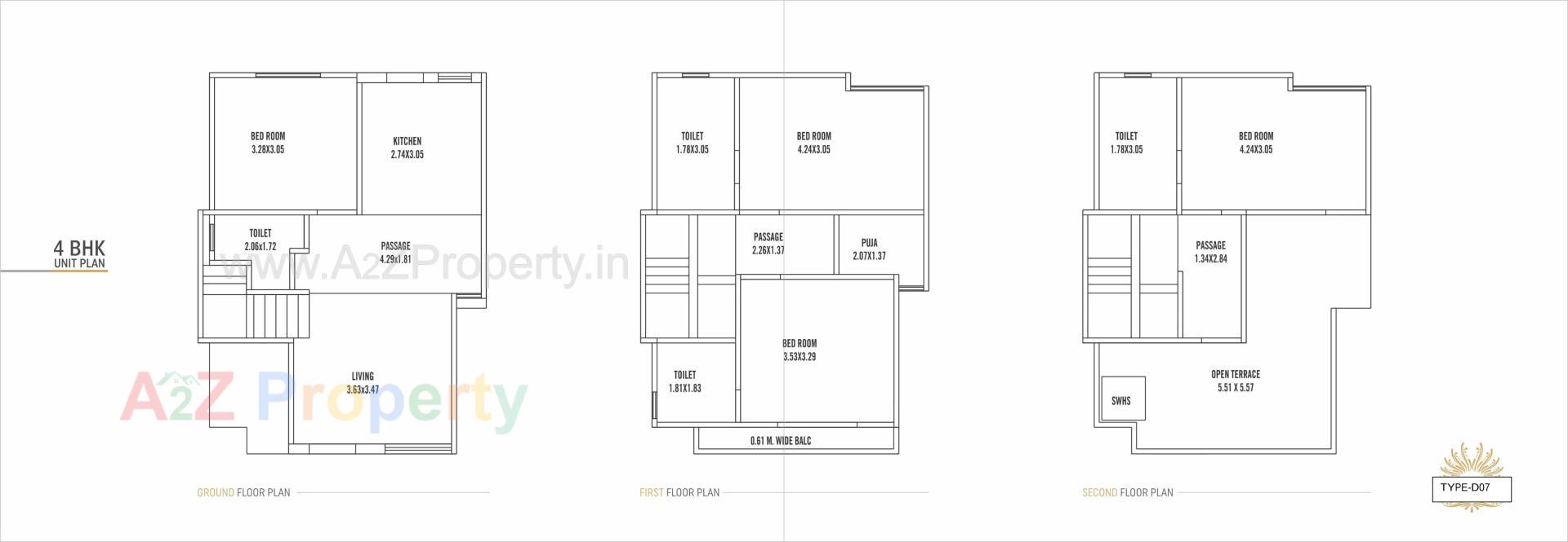 Layout of real estate project Florance Elegance located at Sevasi, Vadodara, Gujarat