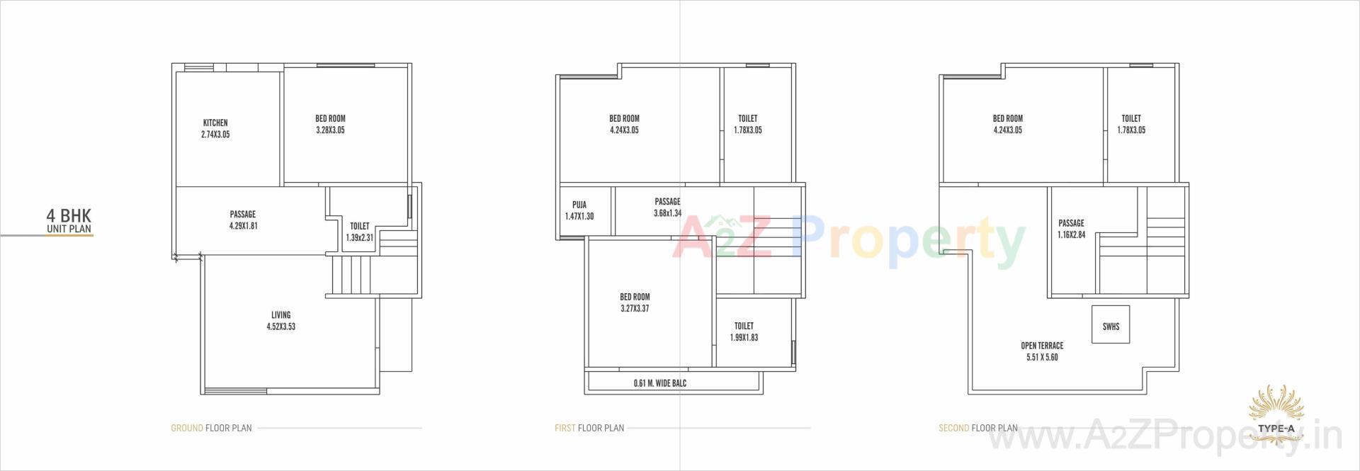 Layout of real estate project Florance Elegance located at Sevasi, Vadodara, Gujarat