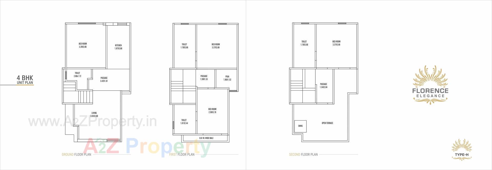 Layout of real estate project Florance Elegance located at Sevasi, Vadodara, Gujarat