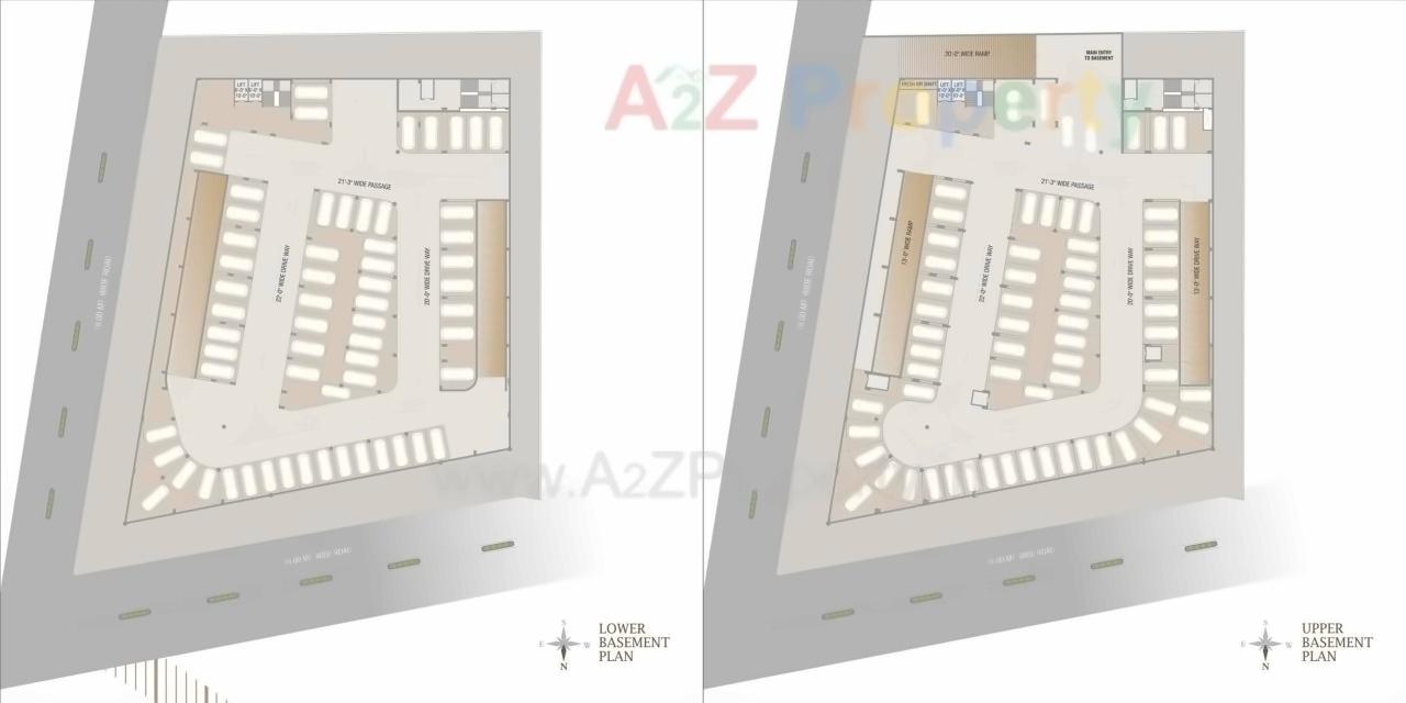 Layout of real estate project Florence Excellence located at Bhayli, Vadodara, Gujarat