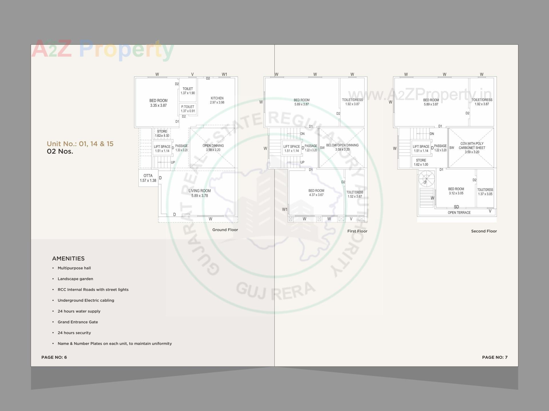  of real estate project Florenza County located at Chhani, Vadodara, Gujarat